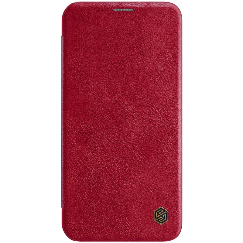 Nillkin Qin flipové pouzdro, obal, kryt pro Apple iPhone 12 Pro Max red