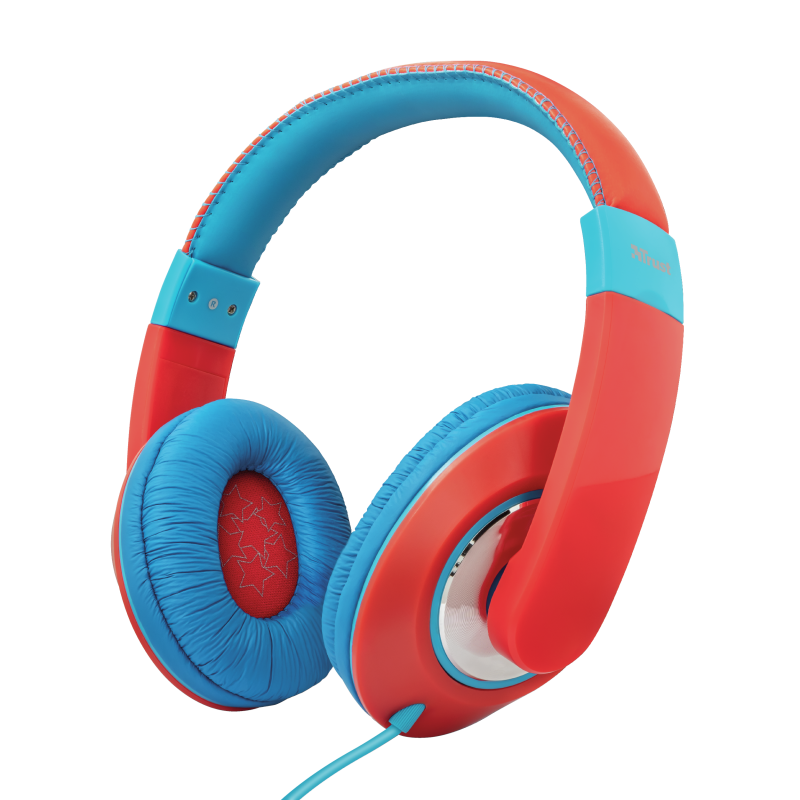 Dětská sluchátka TRUST Sonin Kids Headphones, červená