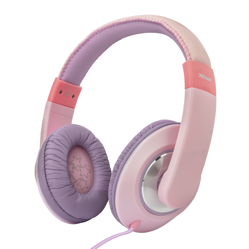 Dětská sluchátka TRUST Sonin Kids Headphones, růžová