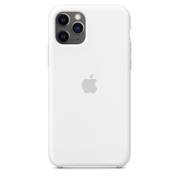 Originální kryt Silicone Case pro Apple iPhone 11 Pro, bílá