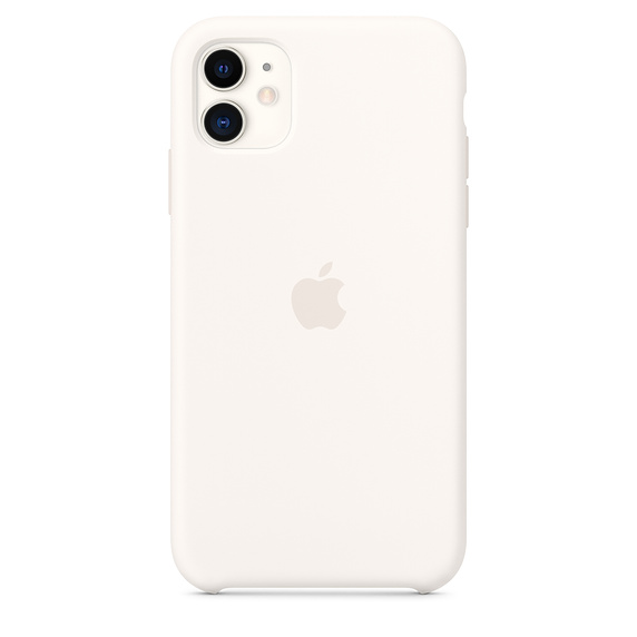 Originální kryt Silicone Case pro Apple iPhone 11, bílá + DOPRAVA ZDARMA