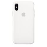 Originální kryt Silicone Case pro Apple iPhone XS, bílá