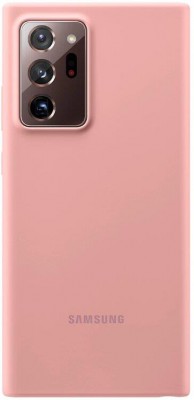 Silikonové pouzdro Silicone Cover EF-PN980TAEGEU pro Samsung Galaxy Note20, hnědá