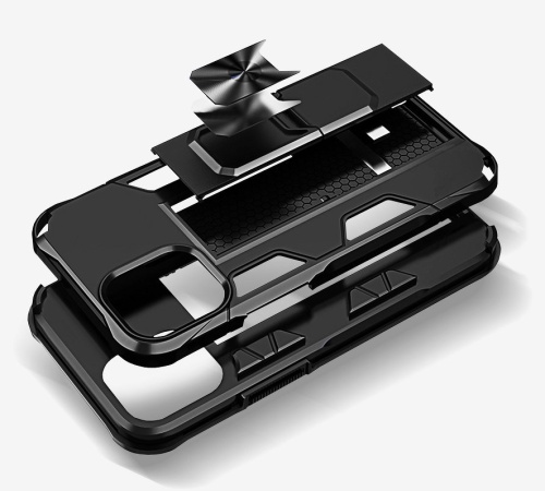 Odolný kryt Forcell DEFENDER pro Xiaomi Redmi Note 9, černá