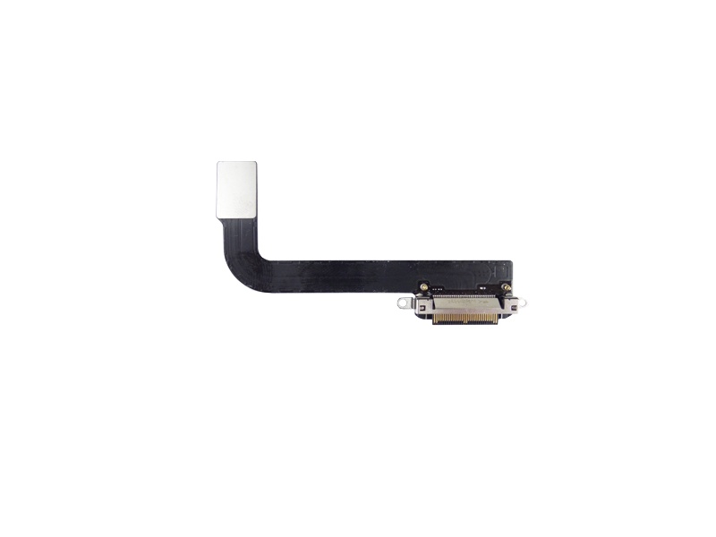 Nabíjecí Konektor + Flex Kabel Black pro Apple iPad 3