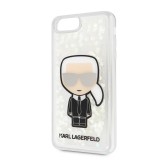 Karl Lagerfeld Liquid Glitter Iconic kryt KLHCI8LGLGIRKL Apple iPhone 7/8 Plus 