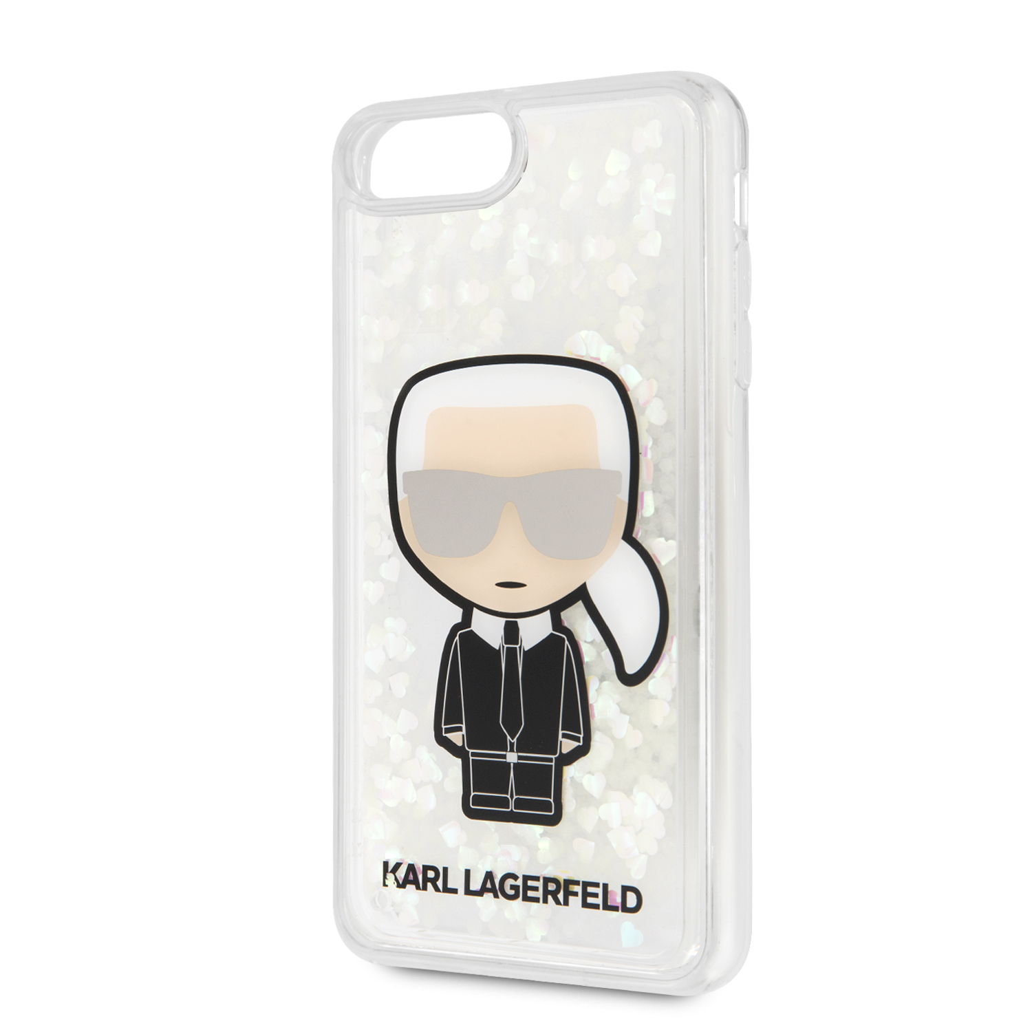 Karl Lagerfeld Liquid Glitter Iconic kryt KLHCI8LGLGIRKL Apple iPhone 7/8 Plus 