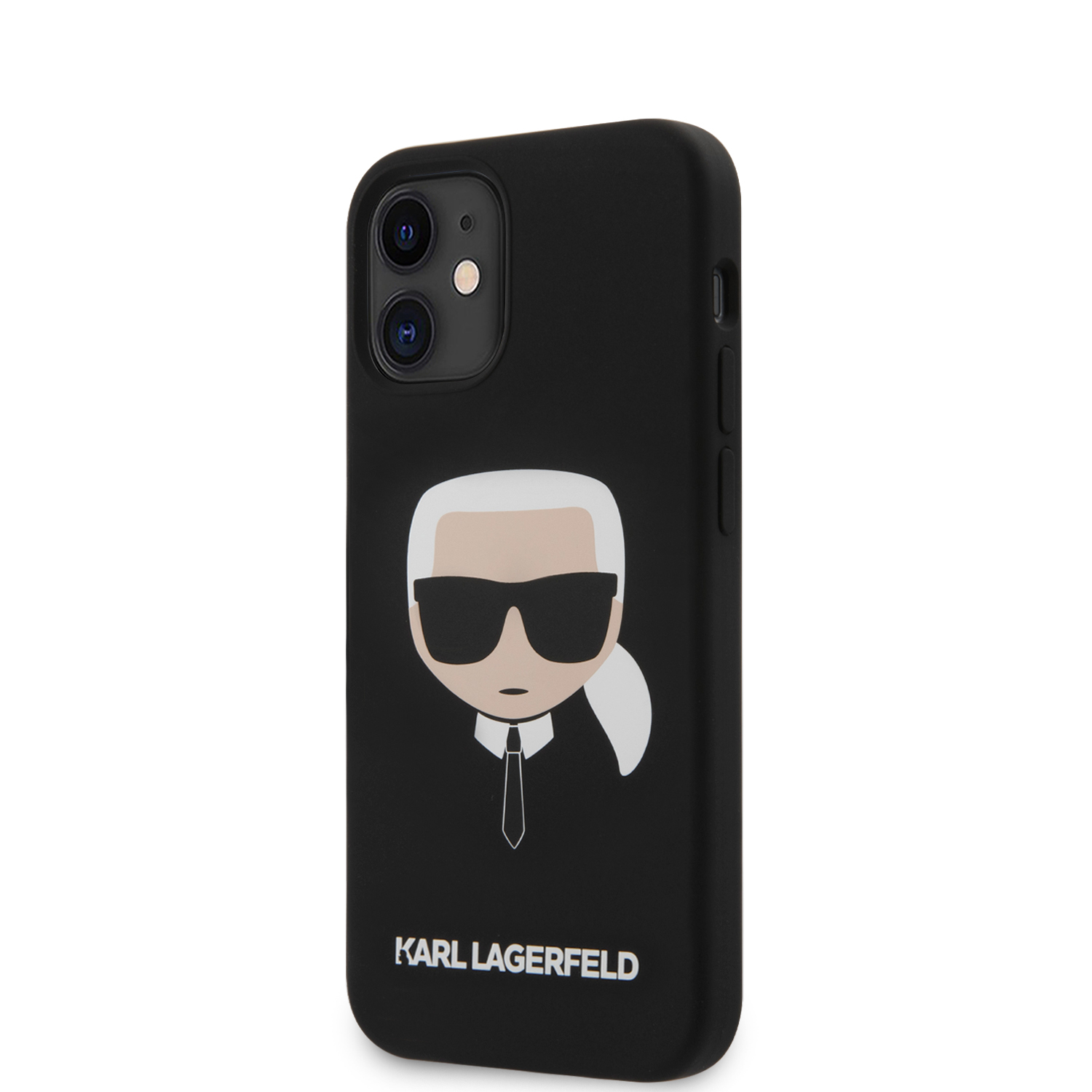 Karl Lagerfeld Head silikonový kryt KLHCP12SSLKHBK Apple iPhone 12 mini black