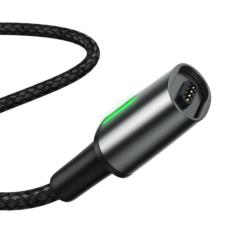 Datový kabel Baseus Zinc Magnetic Cable USB For Type-C, 3A, 1M, černá