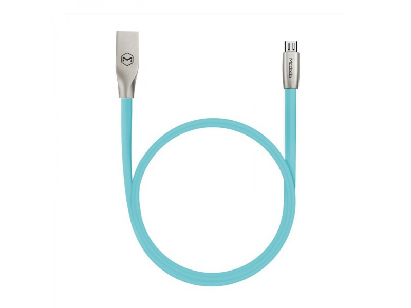 Datový kabel Mcdodo Zinc Alloy Series Micro USB Cable, 1,5m, modrá