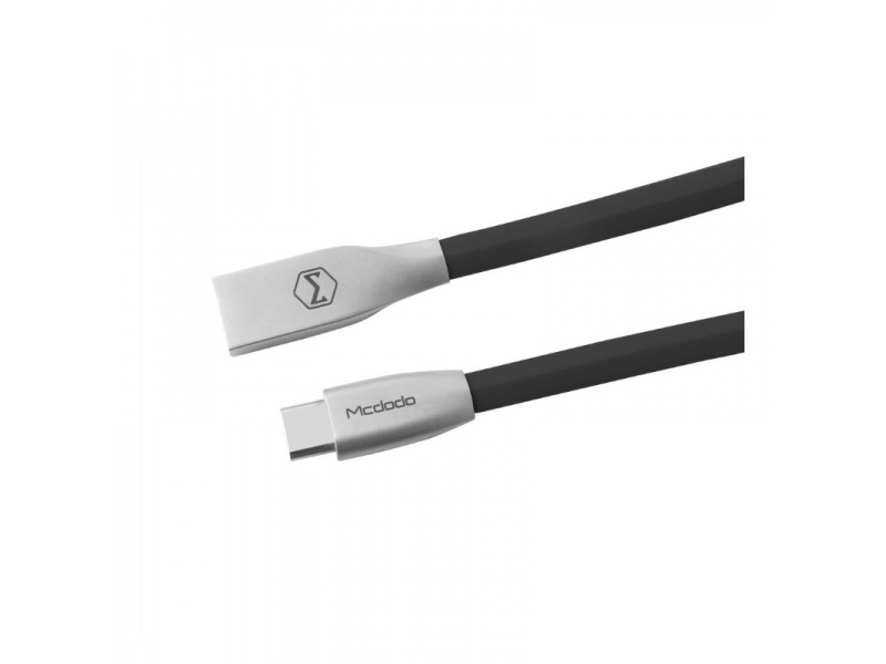 Datový kabel Mcdodo Zinc Alloy Series Type-C Cable, 1m, černá