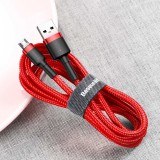 Datový kabel Baseus Cafule Cable Micro USB, 1.5A, 2M, červená