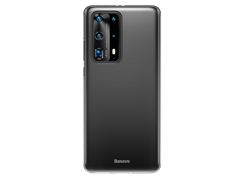 Baseus Wing silikonový kryt, pouzdro, obal na Huawei P40 black