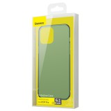 Ochranné pouzdro Baseus Frosted Glass Protective Case pro Apple iPhone 12/12 Pro, transparentní zelená