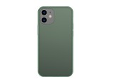 Ochranné pouzdro Baseus Frosted Glass Protective Case pro Apple iPhone 12 Mini, transparentní zelená