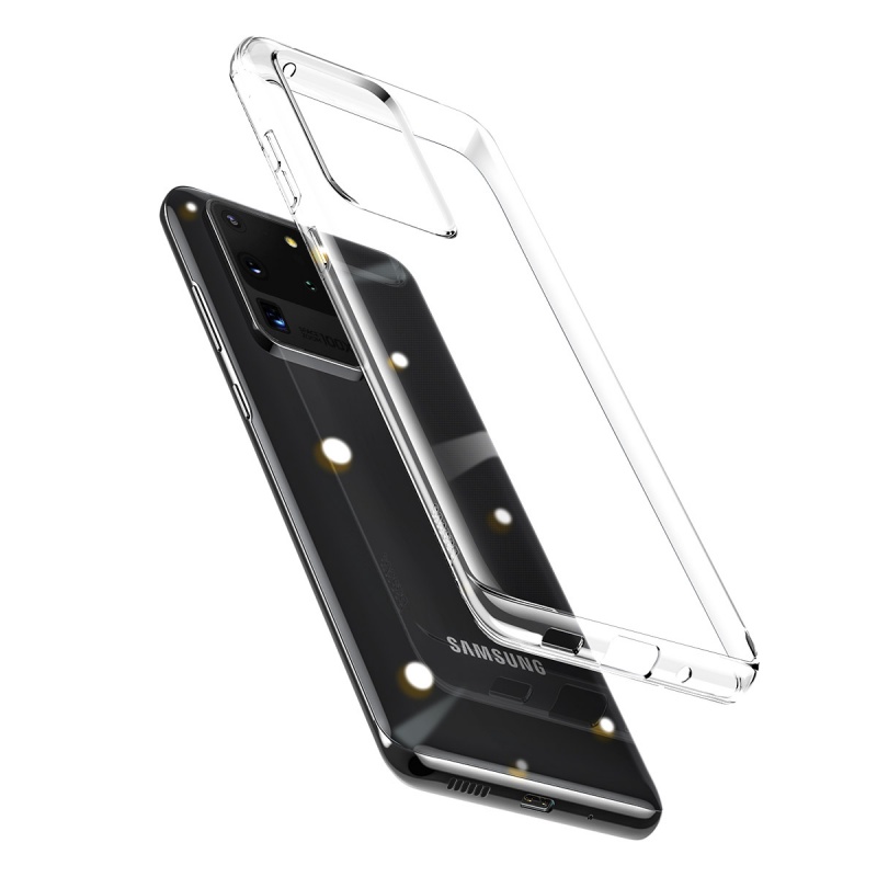 Silikonové pouzdro Baseus Simple Case pro Samsung S20 Ultra, transparentní