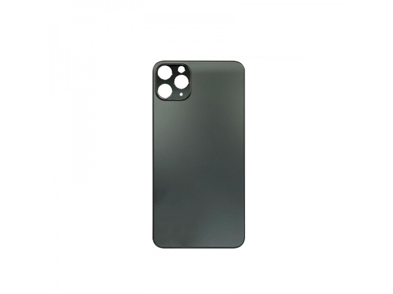 Levně Kryt baterie Back Cover Glass + Big Camera Hole pro Apple iPhone 11 Pro Max, šedá