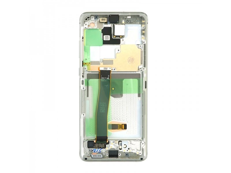 LCD + dotyk + rámeček pro Samsung Galaxy S20 Ultra, cloud white ( Service Pack )