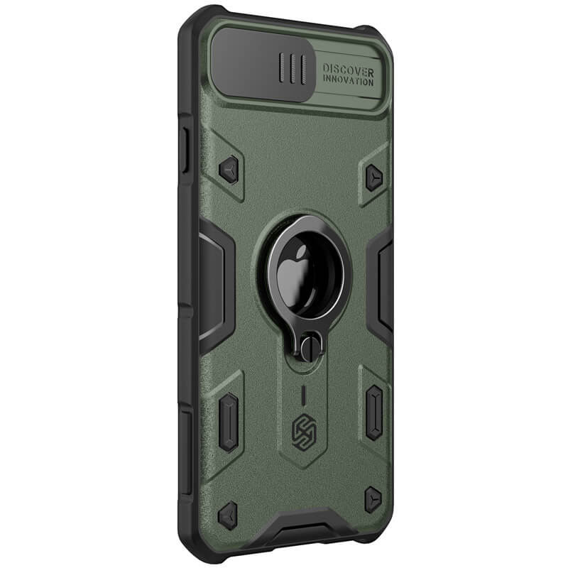 Zadní kryt Nillkin CamShield Armor pro Apple iPhone 7/8/SE 2020, tmavě zelená