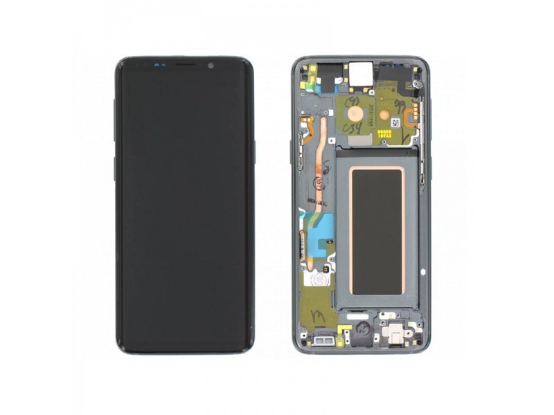 LCD + dotyk + rámeček pro Samsung Galaxy S9, grey ( Service Pack )