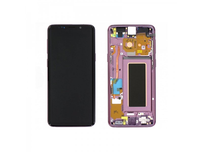 LCD + dotyk + rámeček pro Samsung Galaxy S9, purple ( Service Pack )