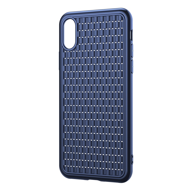 Silikonové pouzdro Baseus BV Case 2nd generation pro Apple iPhone X/XS, modrá