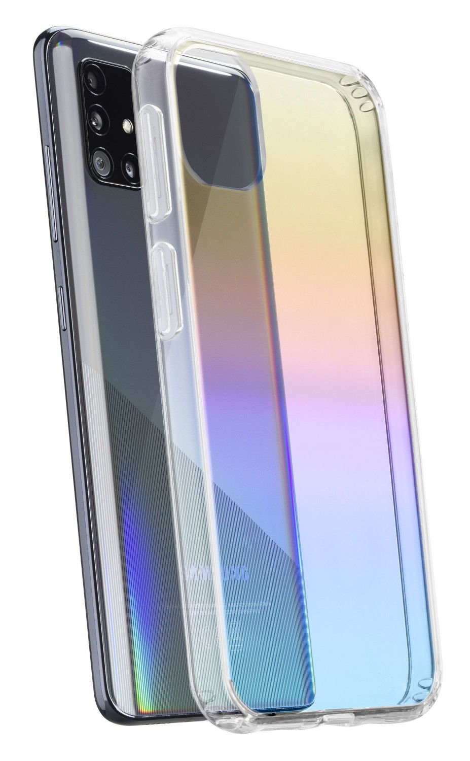 Cellularline Prisma duhový kryt Samsung Galaxy A51, polotransparentní