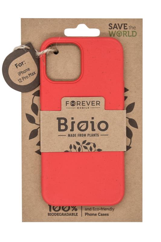 Eko pouzdro Forever Bioio pro Apple iPhone 12 Pro Max, červená 