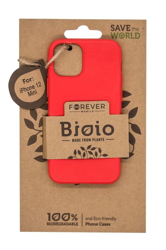 Eko pouzdro Forever Bioio pro Apple iPhone 12 mini, červená