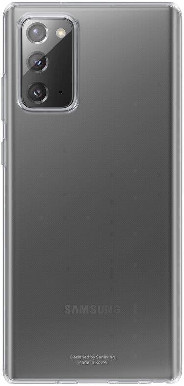 Zadní ekologický kryt Clear Protective Cover pro Samsung Galaxy Note20 EF-GN980CBEGEU, černá