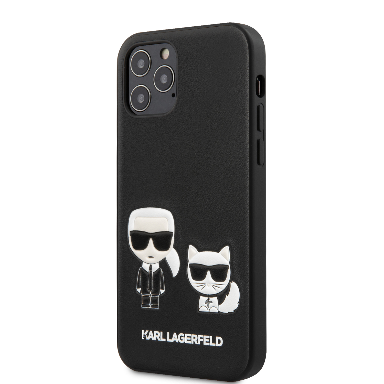 Karl Lagerfeld Karl & Choupette zadní kryt KLHCP12MPCUSKCBK Apple iPhone 12/12 Pro black