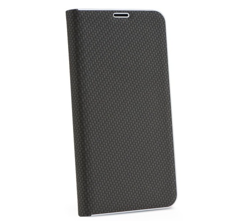 Forcell Luna Carbon flipové pouzdro, obal, kryt Apple iPhone 12 Pro Max black