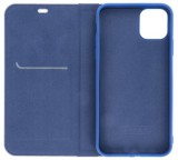 Forcell Luna Carbon flipové pouzdro, obal, kryt Apple iPhone 12 mini navy