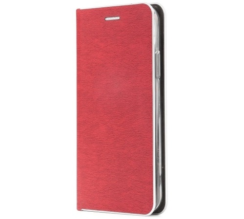 Forcell Luna Silver flipové pouzdro, obal, kryt Apple iPhone 12 mini red