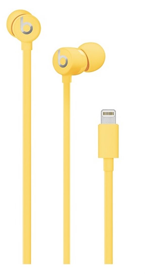 Sluchátka urBeats3 Earphones Lightning, žlutá