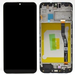 LCD + dotyk + rámeček pro Samsung Galaxy M21, black ( Service Pack )