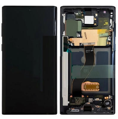 LCD + dotyk + rámeček pro Samsung Galaxy Note 10 Lite, black ( Service Pack )
