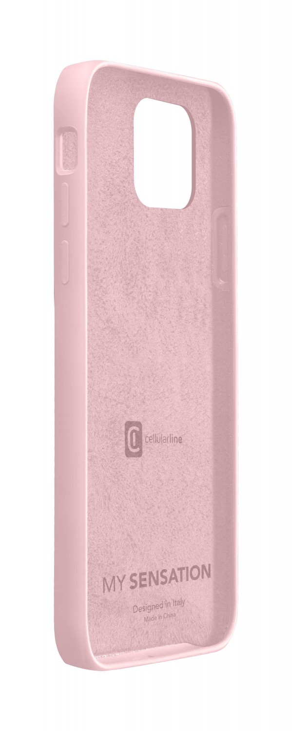 Cellularline Sensation silikonový kryt, pouzdro, obal Apple iPhone 12 Pro Max pink