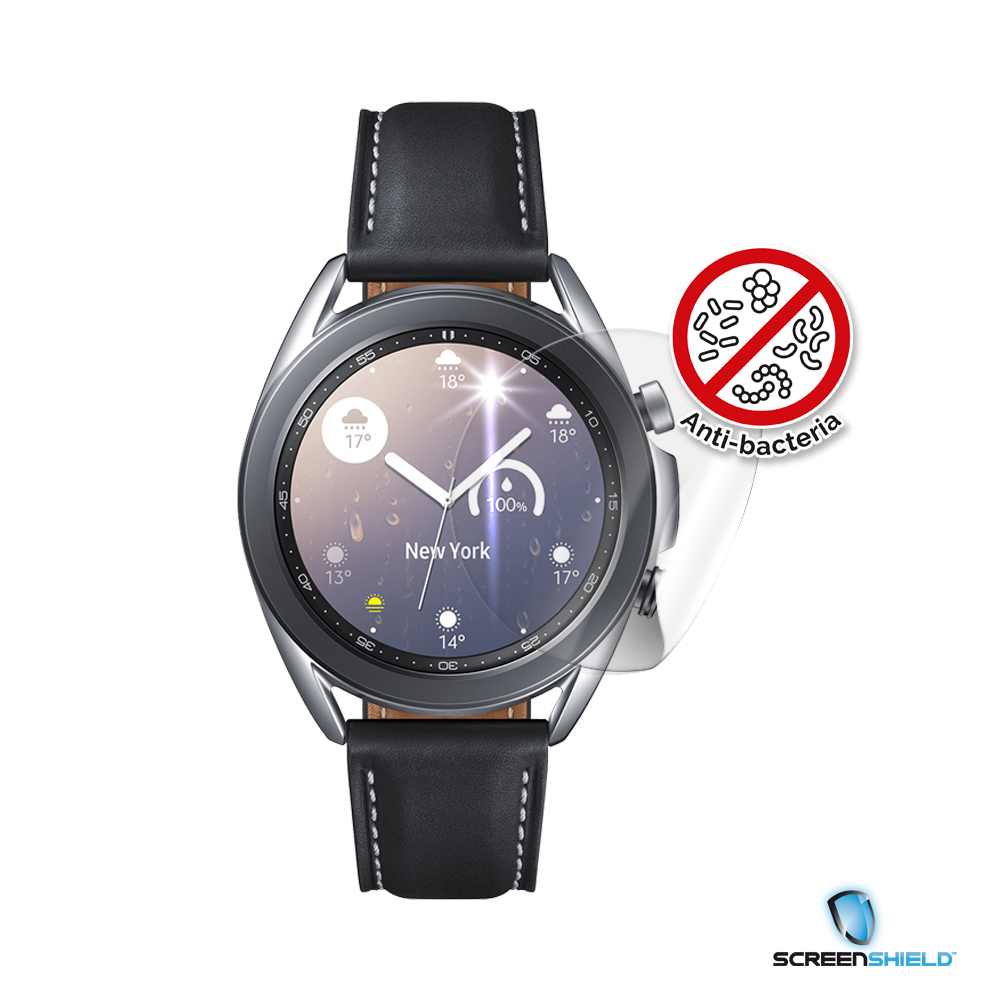 Ochranná fólie Screenshield Anti-Bacteria pro Samsung Galaxy Watch 3 (41 mm)