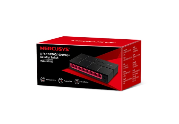  Mercusys MS108G 8x 10/100/1000 switch