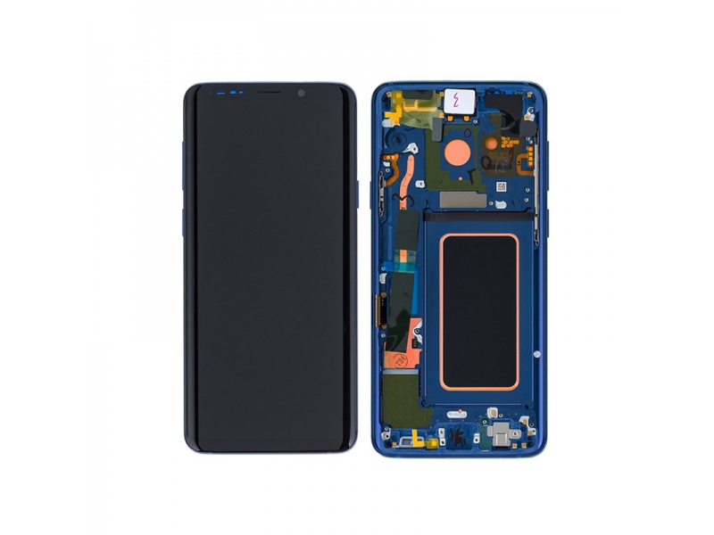 LCD + dotyk + rámeček pro Samsung Galaxy S9+, blue (Service Pack)