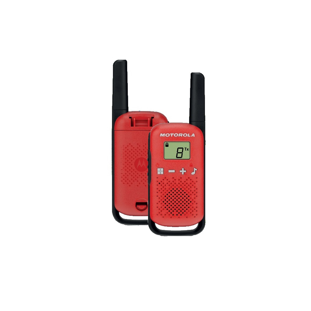 Levně Motorola TLKR T42 červená - sada vysílaček (2ks)