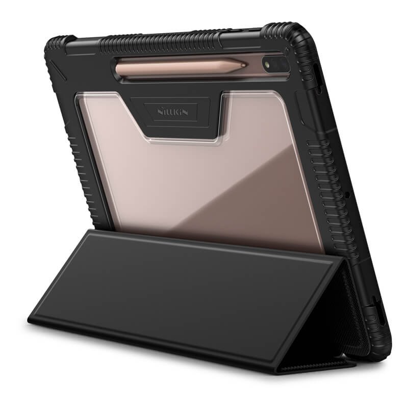 Nillkin Bumper Protective flipové pouzdro, obal, kryt Samsung Galaxy Tab S7+ black