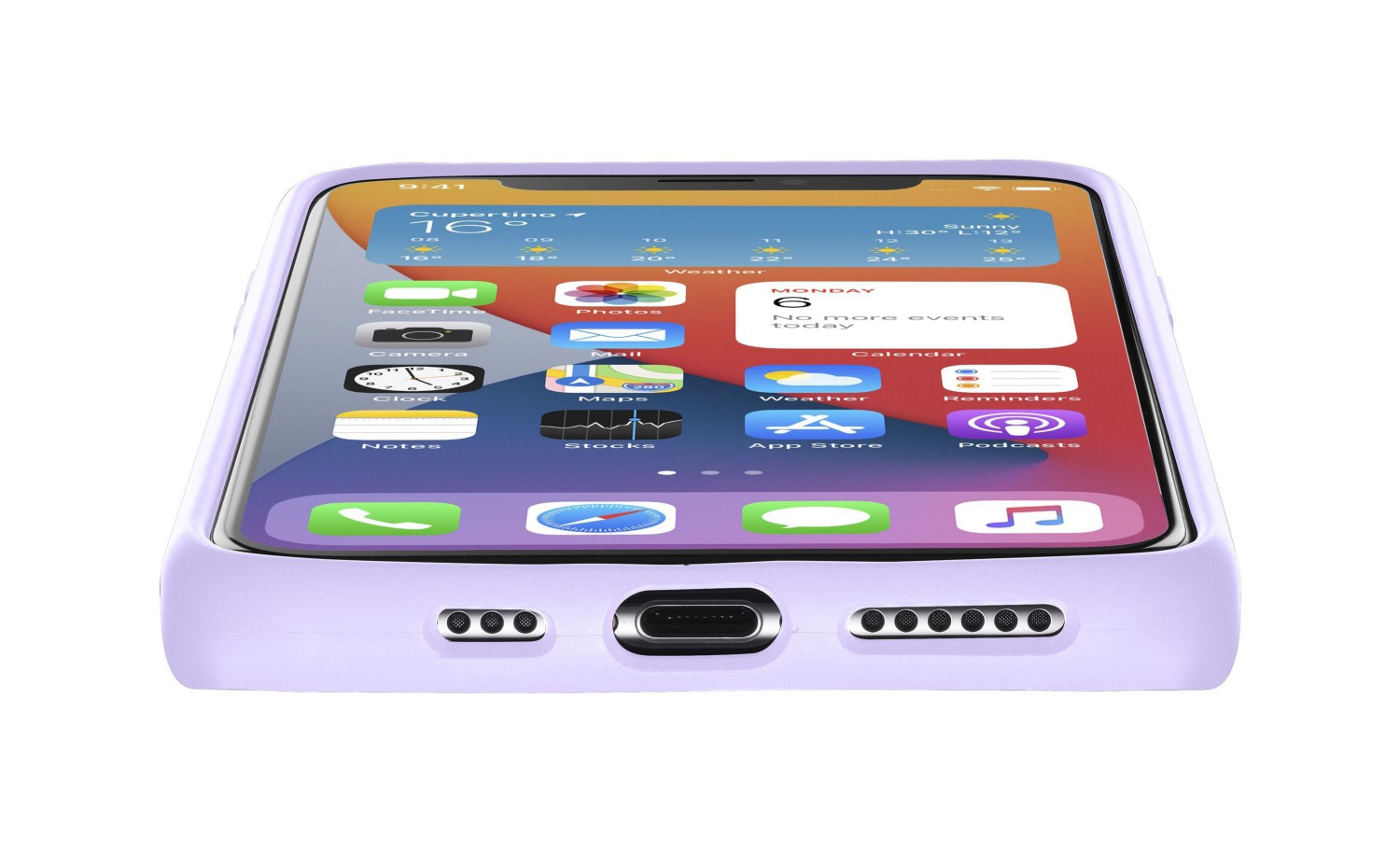Cellularline Sensation silikonový kryt, pouzdro, obal Apple iPhone 12/12 Pro violet
