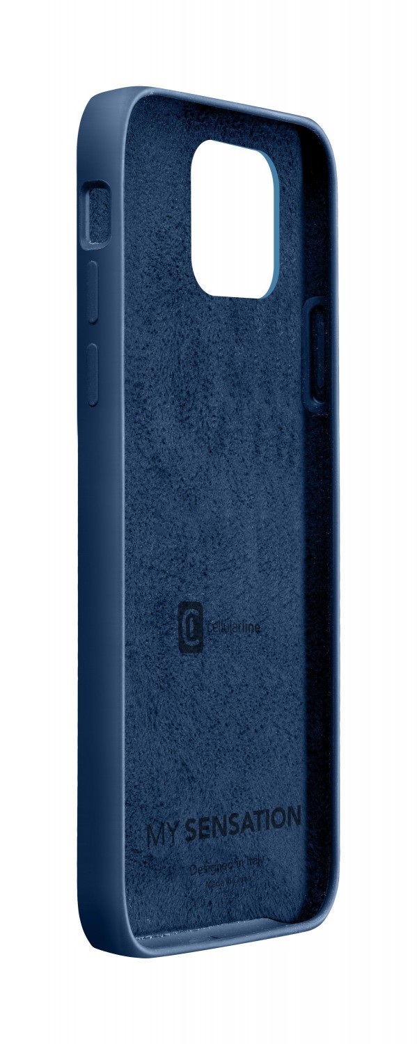 Cellularline Sensation silikonový kryt, pouzdro, obal Apple iPhone 12/12 Pro blue