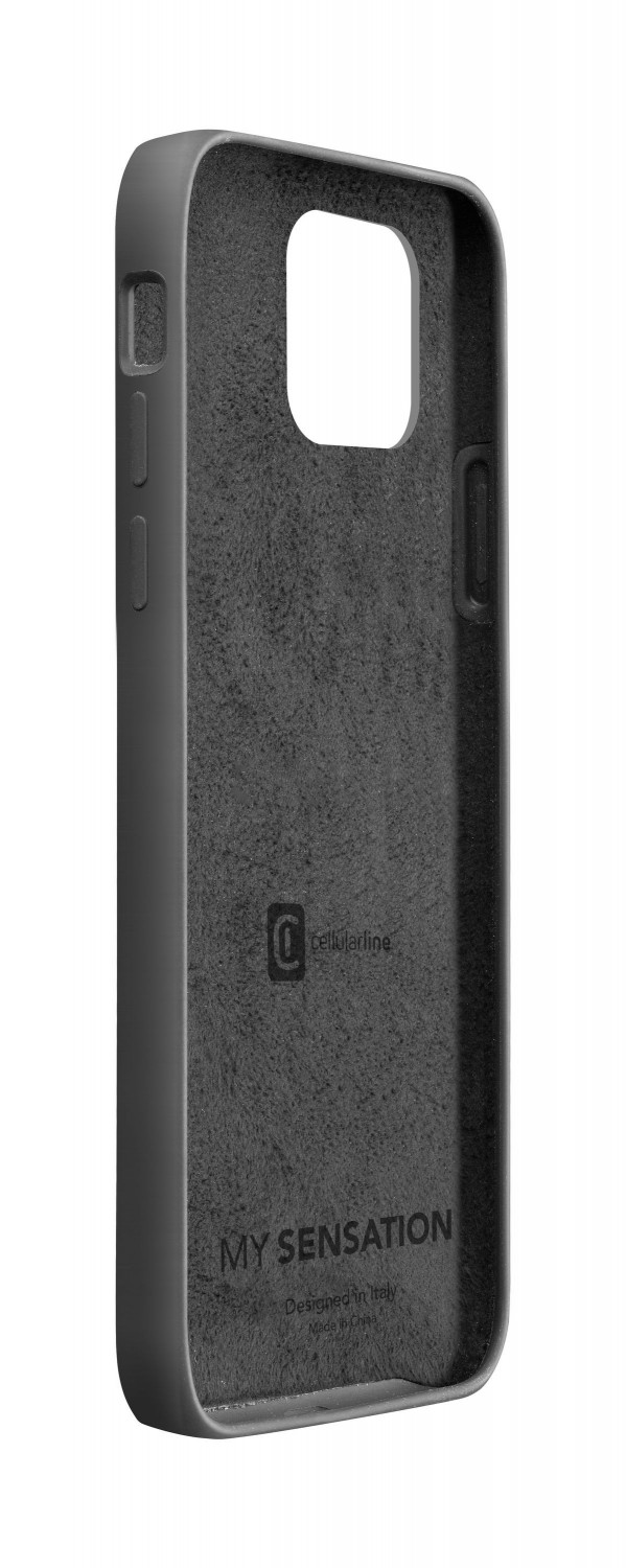 Cellularline Sensation silikonový kryt, pouzdro, obal Apple iPhone 12/12 Pro black