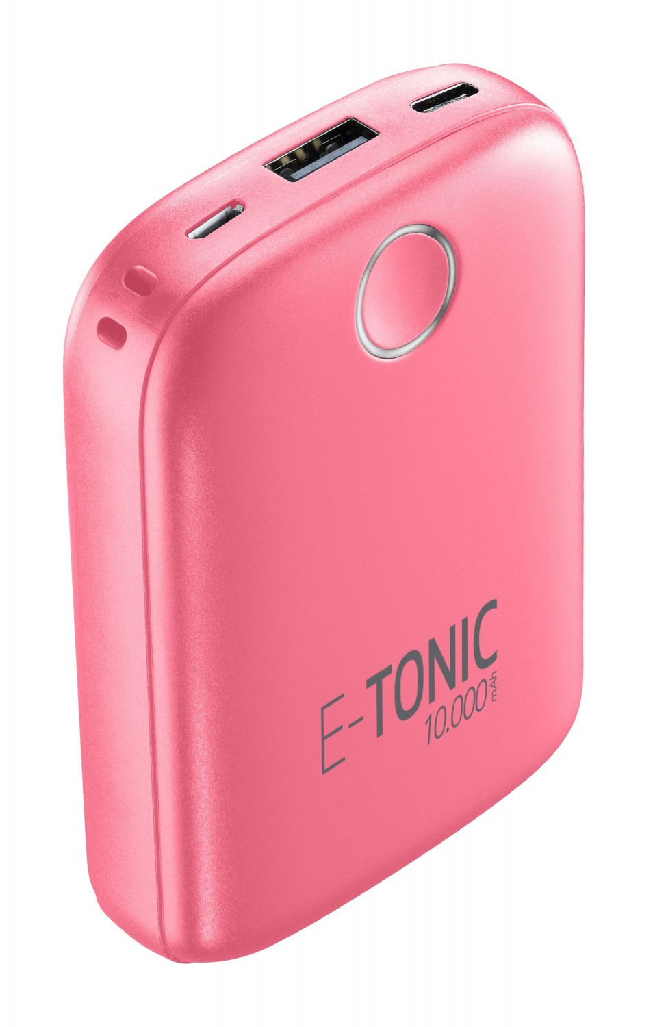 Kompaktní powerbanka E-Tonic 10 000 mAh růžová