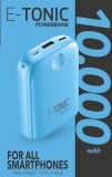 Kompaktní powerbanka E-Tonic 10 000 mAh modrá