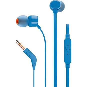 Levně JBL T110 In-Ear Headset 3,5mm jack blue
