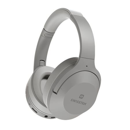 Sluchátka Bluetooth stereo SWISSTEN HURRICANE grey